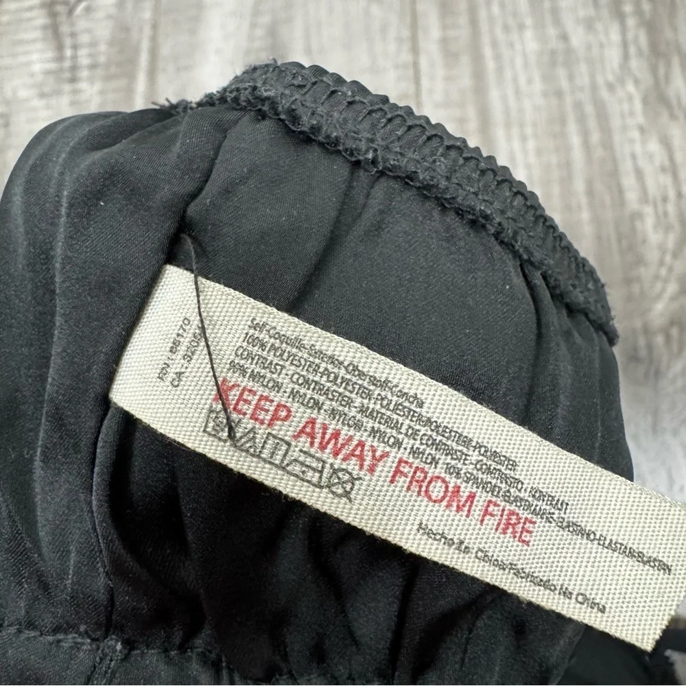 Free People She Lace & Satin Bralette In Black Size Large